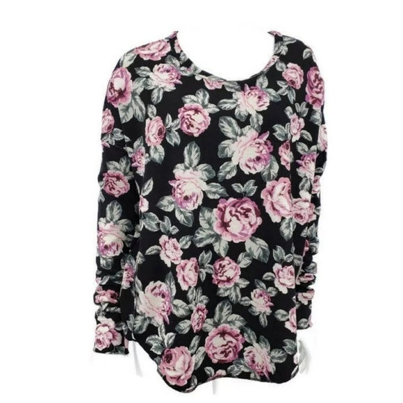 Show Me Your Mumu Floral Rose Print Tunic Top - Picture 1 of 8